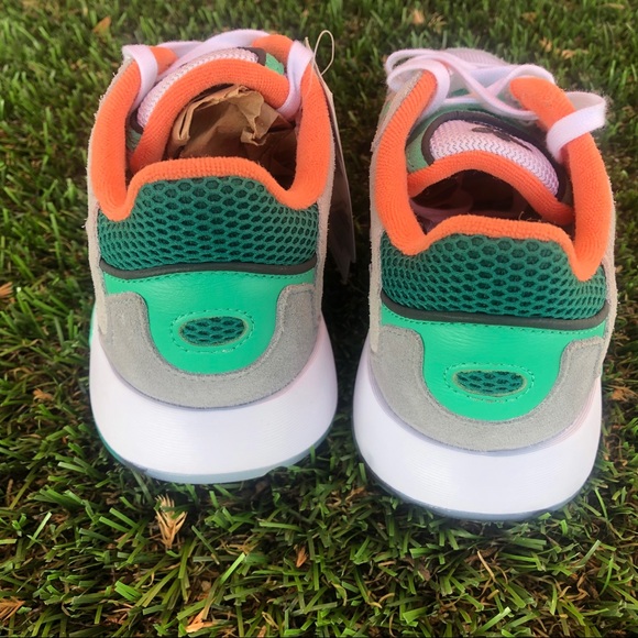 adidas Sunset Blaze/Green/Orange shoes size 2.5 - Picture 6 of 7